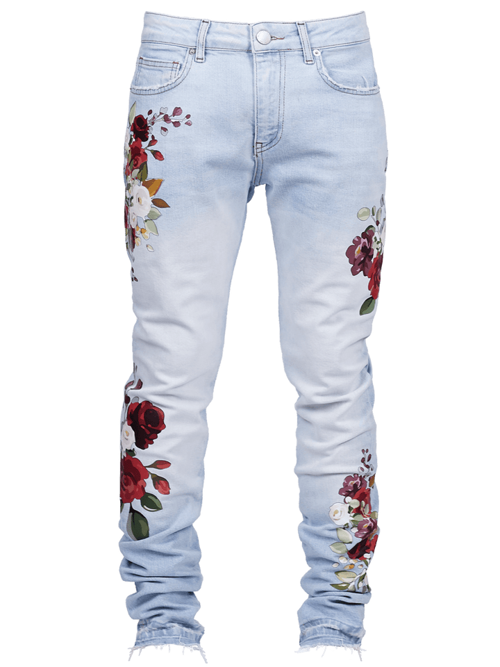 Stylish floral pattern leggings