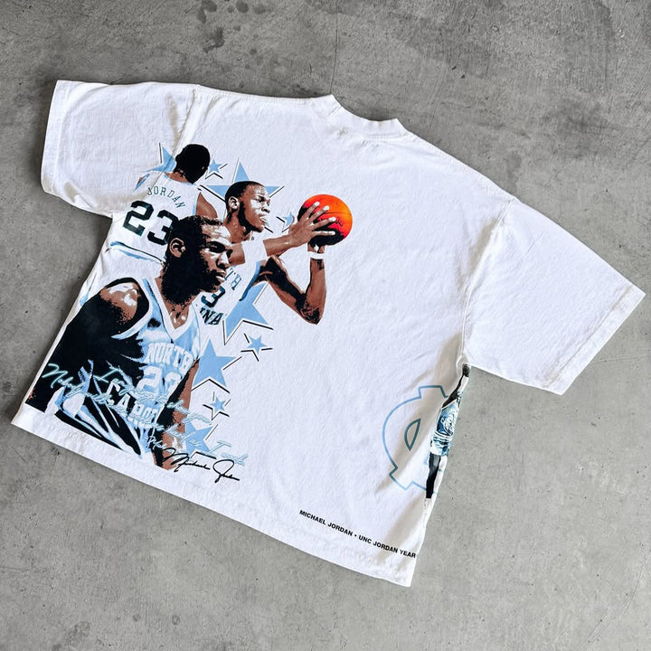 Basketball No.23 Print Short Sleeve T-Shirt