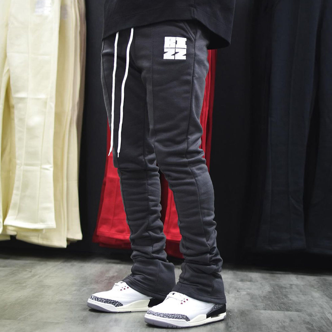 Casual and comfortable street straight pile pile trousers and sweatpants