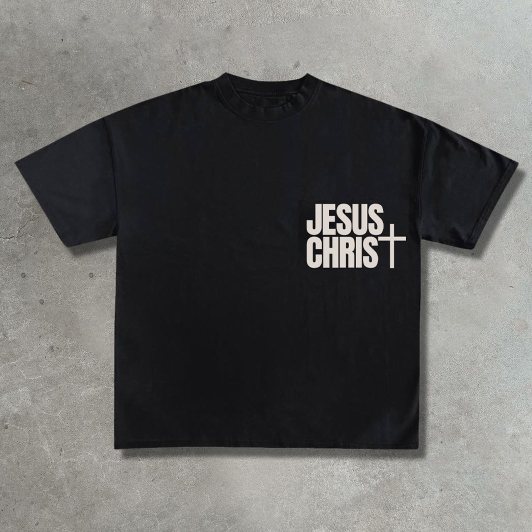 Jesus Chris Casual Street Print T-Shirt