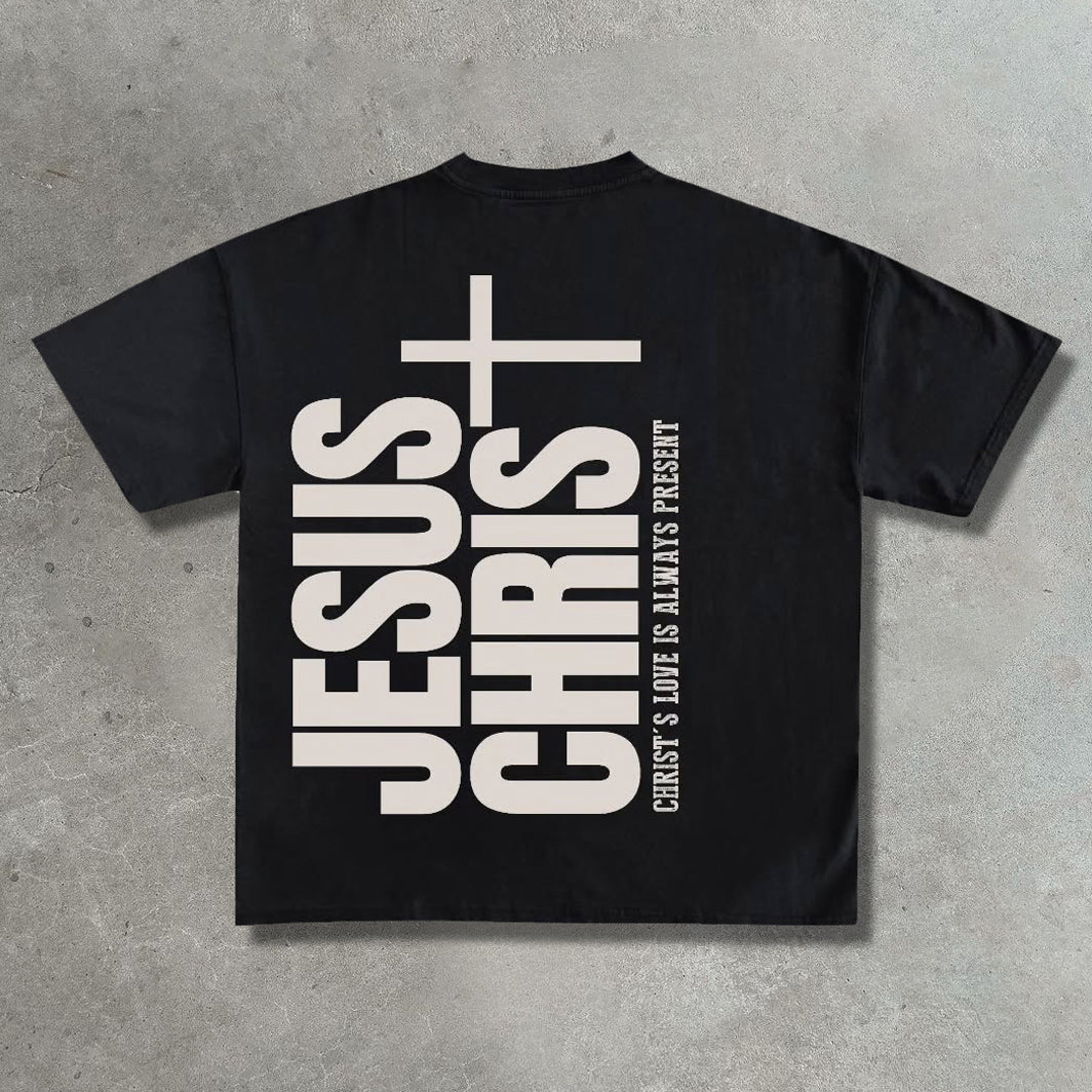 Jesus Chris Casual Street Print T-Shirt