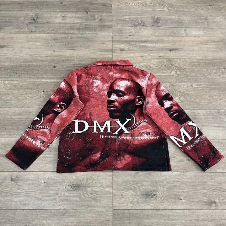 Dmx Print Long Sleeve Zipped Jacket