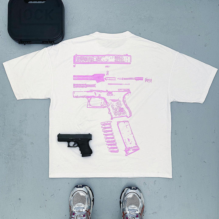 In Glock We Trust printed T-shirt