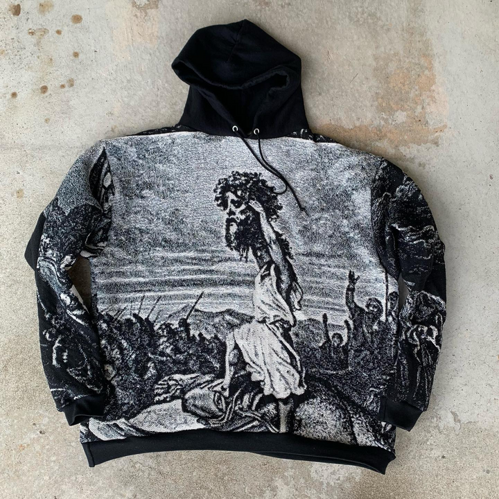 Jesus Tapestry Oversized Hoodie