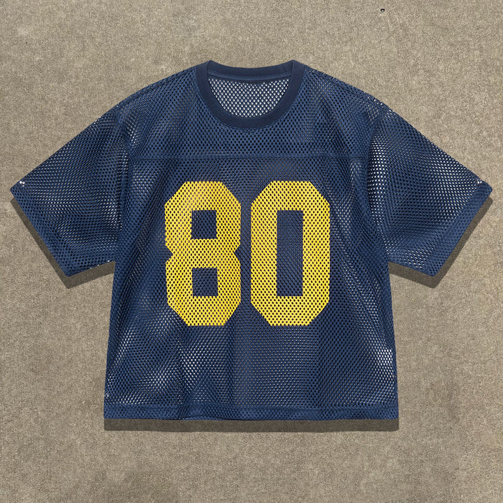 NO.80 Casual Street Retro Mesh Jersey