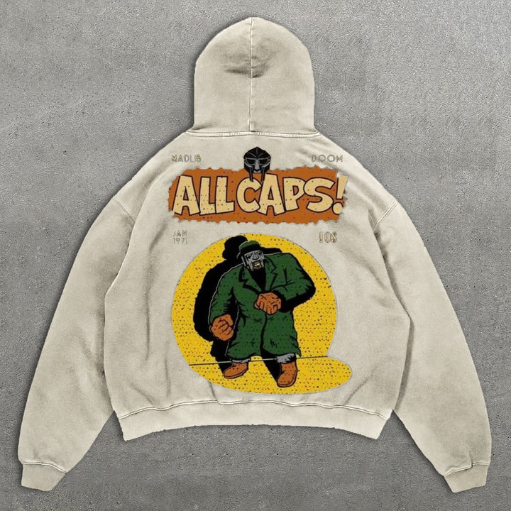 Hip-Hop MF Print Hoodie