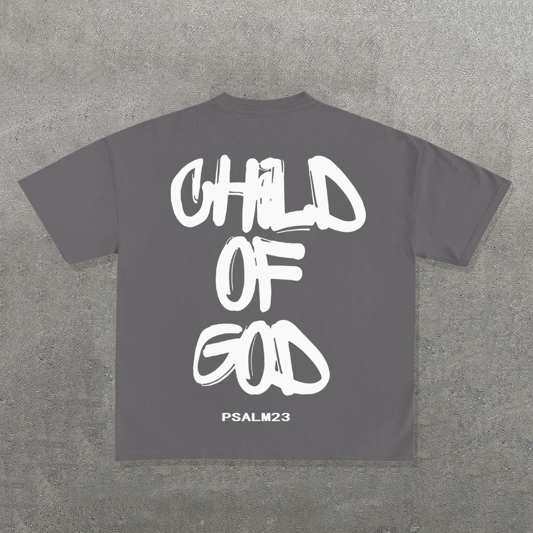 Child Of God Print Short Sleeve T-shirt