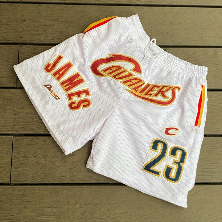 Cleveland Casual Street Patchwork Mesh Shorts