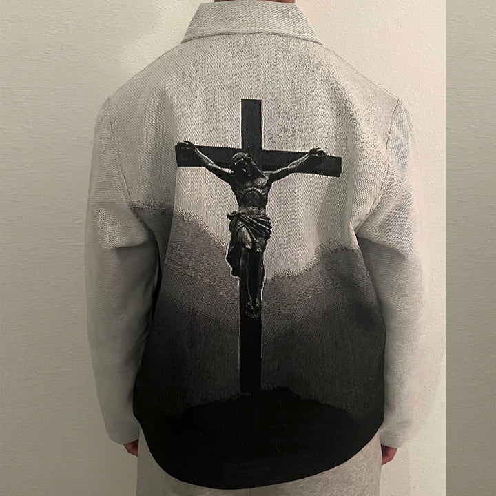 Saints Cross Redemption Zip Tapestry Jacket