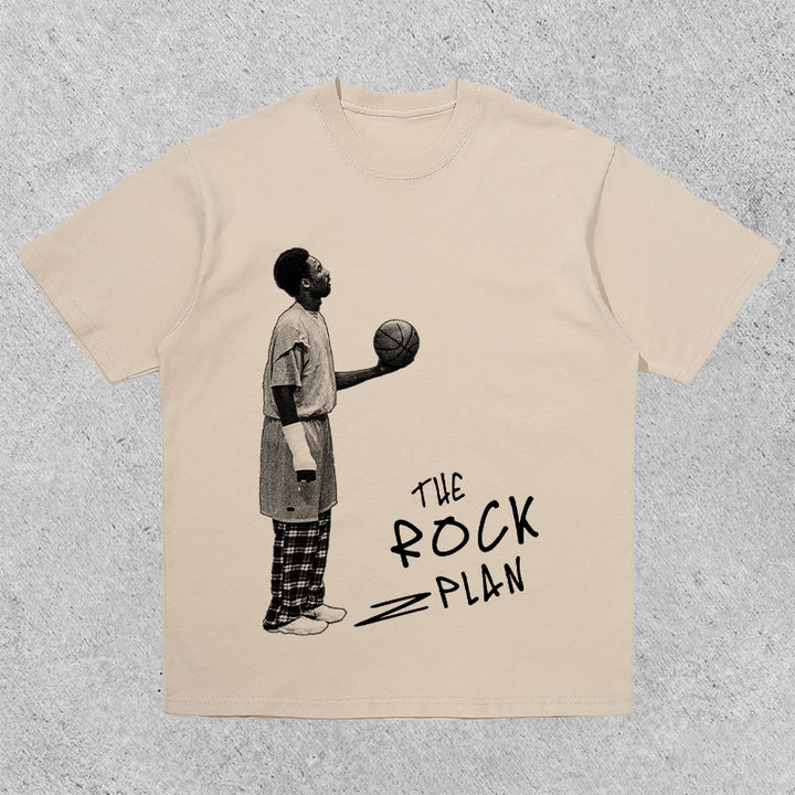 The new ball frame is gone casual street basketball T-shirt