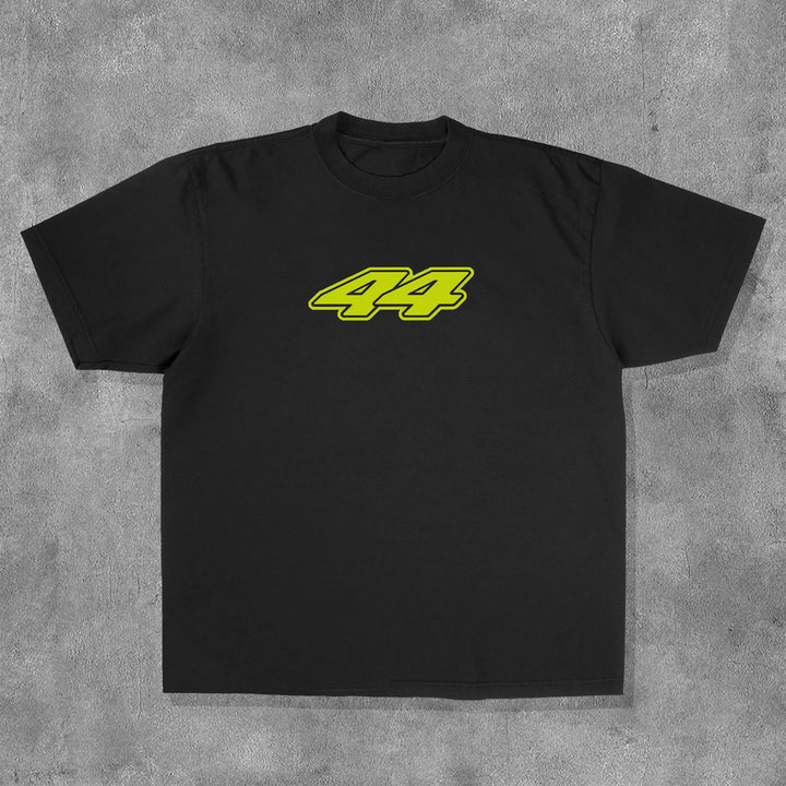 Racer No.44 Print Short Sleeve T-Shirt