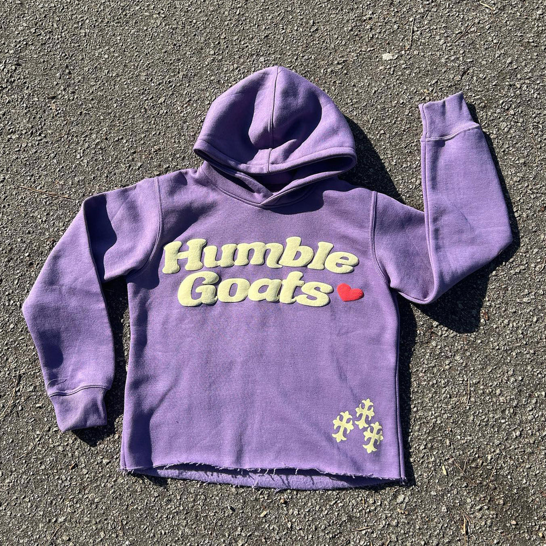 Humble Goats Casual Streetwear Long Sleeve Hoodie