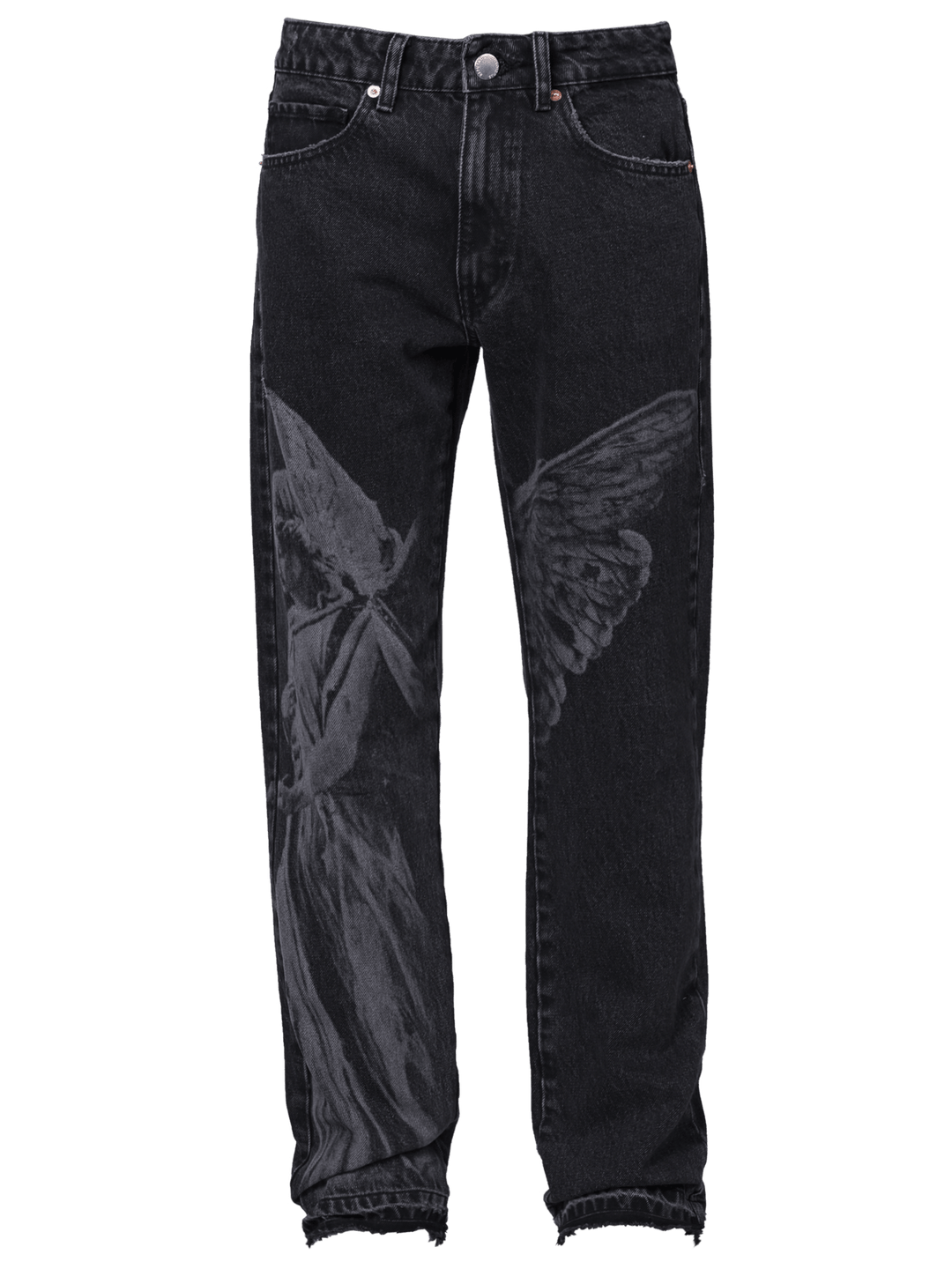 Fashionable casual angel pattern loose trousers