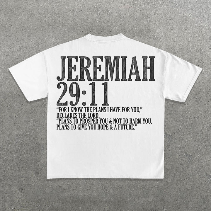 Jeremiah 29:11 Print Short Sleeve T-Shirt