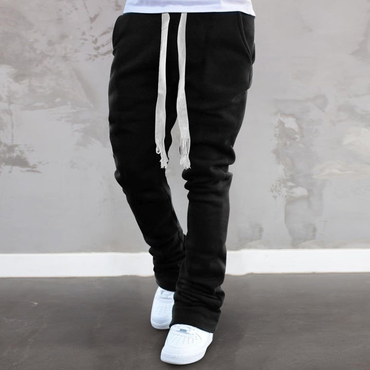 Fashion drawstring wide-leg sports loose casual sweatpants