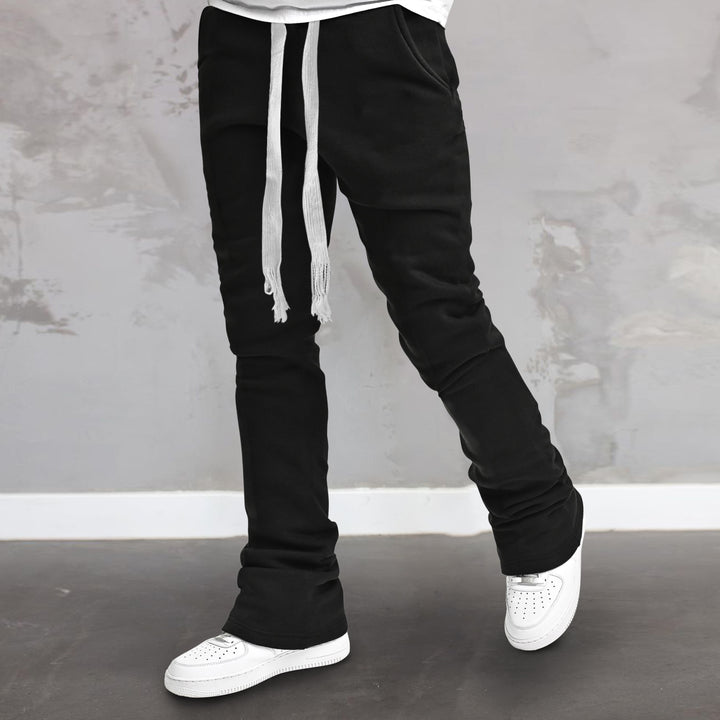 Fashion drawstring wide-leg sports loose casual sweatpants