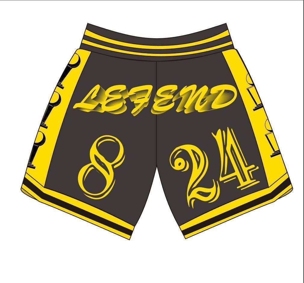 Sports legend print shorts