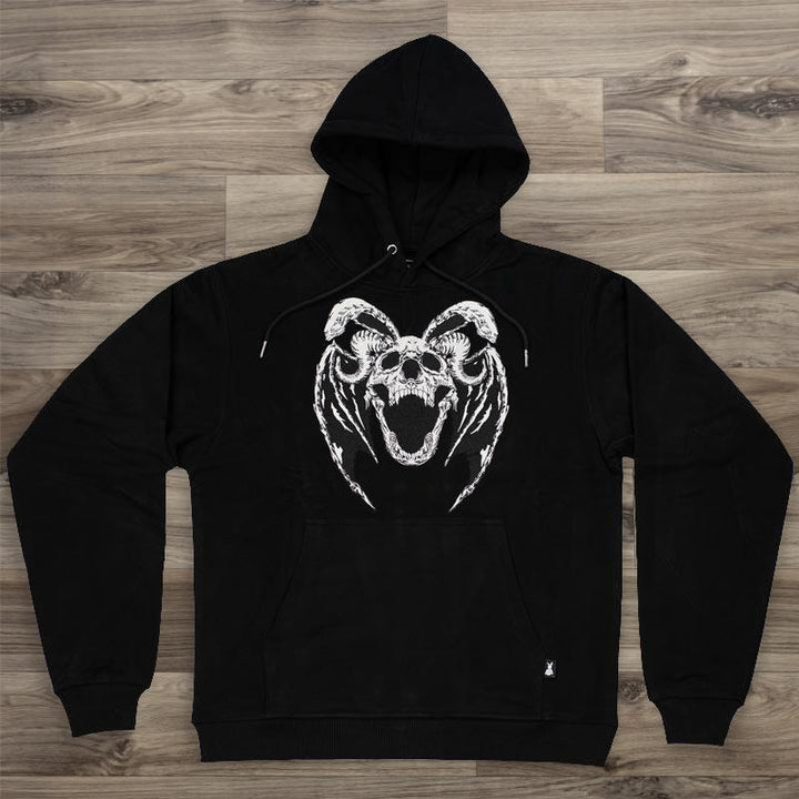 Rabbit skull casual street home sports hoodie