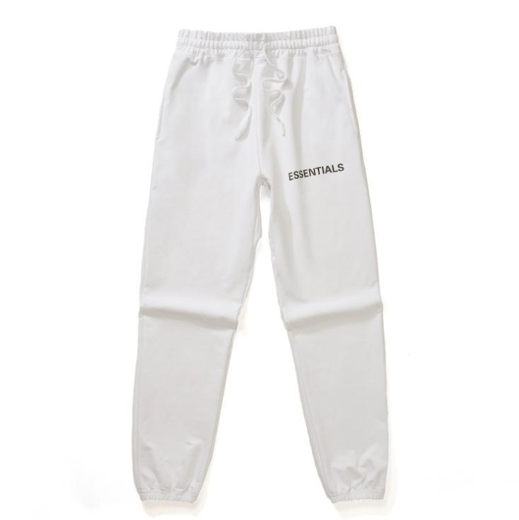 Double line tide brand letter print bouquet foot guard pants